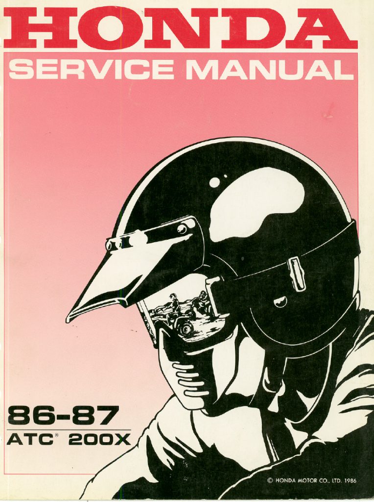 1986-1987 Honda ATC 200x Service Manual
