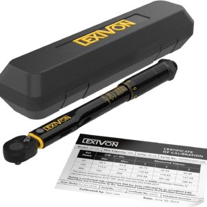 Torque Wrench Quarter 1-4 Inch Drive Click Stop 10 to 150 ft lbs, Foot Pounds by Lexivon 1