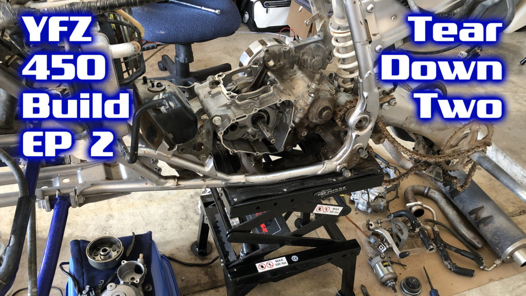 Yamaha YFZ450 Build – Part 2 – Tear Down – Engine Motor Top End